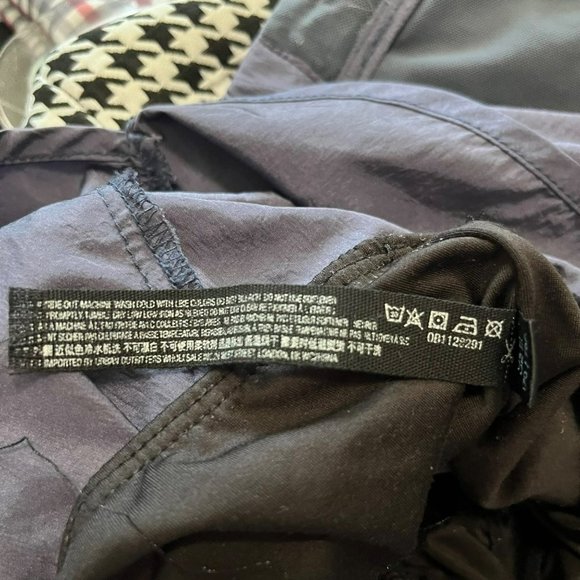 FREE PEOPLE THE WAY HOME SHORTS BLUE MEDIUM HIGH WAISTED NYLON SMOCKED WAISTBAND - Picture 8 of 8